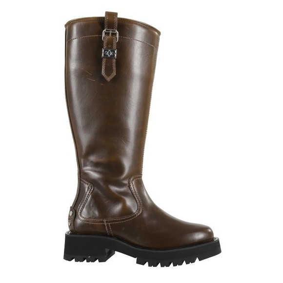 Ganni Studs High Boot Crinkle - NWT